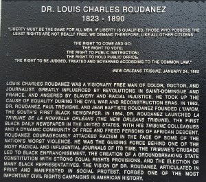 Louis Charles Roudanez grave marker