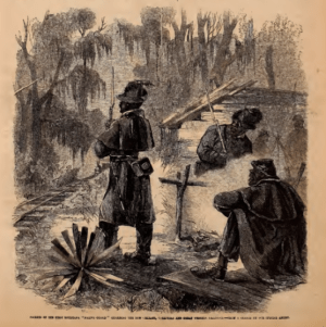 Pickets of the 1st LA Native Guard Leslies 1863 copy